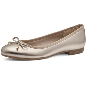 MARCO TOZZI Ballet Flat by Guido Maria Kretschmer 2-22137-42 dames, Platinum, 37 EU