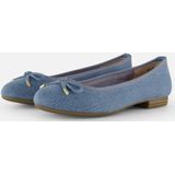 MARCO TOZZI MT Vegan, Soft Lining + Feel Me - insole Dames Ballerina's - LIGHT BLUE JEANS - Maat 40