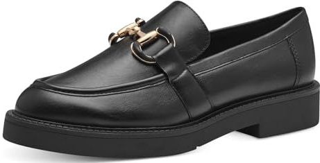 Marco Tozzi - Loafers - Zwart - Veganistisch - Comfortabele Feel Me Zool