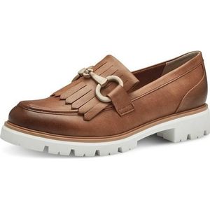 MARCO TOZZI - Loafers - Cognac - Veganistisch - Zachte Voering
