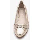 Marco Tozzi - Instappers - Beige - Textiel - Soft Foam Voetbed