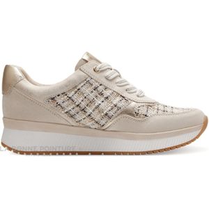 Marco Tozzi Sneakers beige Textiel