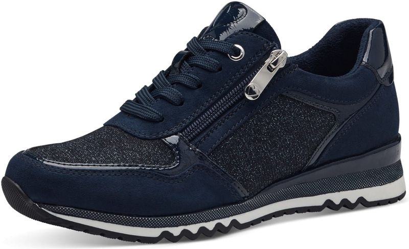 Marco Tozzi Sneakers - Zwart - Textiel - Dames