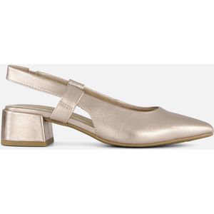 Marco Tozzi Slingback Pumps goud Synthetisch