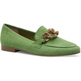 Marco Tozzi - Dames Instappers - F-breedte - Leer - Blokhak 1,5 cm