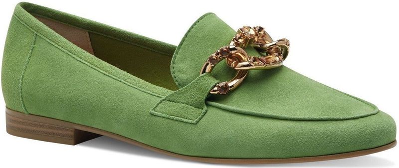 Marco Tozzi - Dames Instappers - F-breedte - Leer - Blokhak 1,5 cm