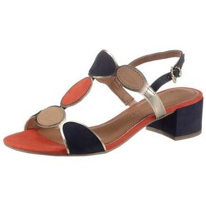 MARCO TOZZI Sandalette, Blockabsatz, Sommerschuh, Riemchensandale mit verstellbarer Schnalle