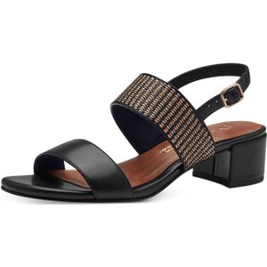 Marco Tozzi - Hoge Hak Sandalen - Zwart - Imitatieleer