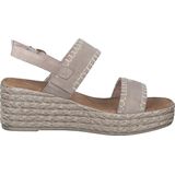 MARCO TOZZI - Premio - Sandalen - Nude - Leer - Zacht Voetbed