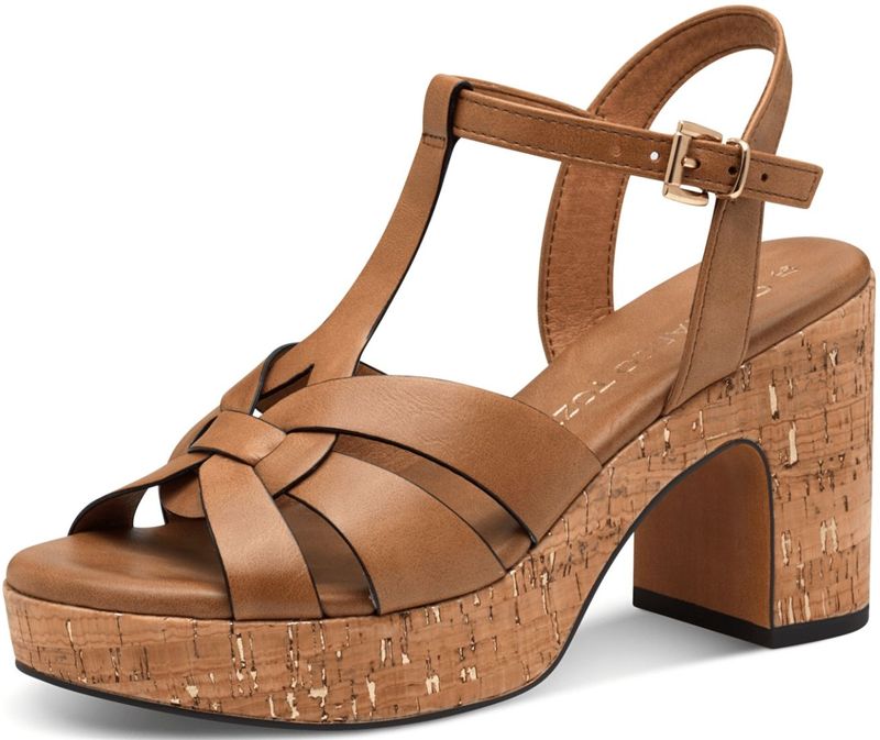 Marco Tozzi - 2-28394-42-305 - Sandalen - Bruin - Imitatieleer