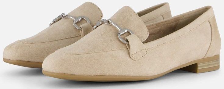 Marco Tozzi - Loafer - Beige - Suedine - Zacht Voetbed