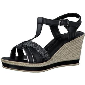 MARCO TOZZI Heeled Sandal by Guido Maria Kretschmer 2-28020-42 dames, Black Comb, 37 EU
