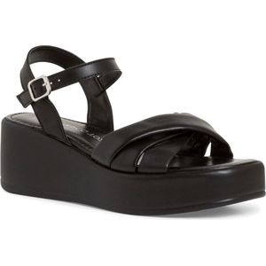 MARCO TOZZI - 2-28011 - Heeled Sandal - Black - Leer