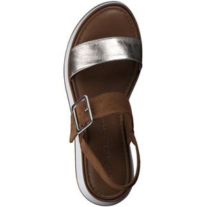 Marco Tozzi Sandaal Bruin Zilver MULTICOLOR