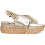 Marco Tozzi 2-28022957 dames sandalen sportief metallic