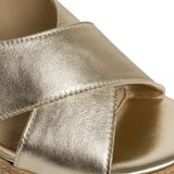 Marco Tozzi 2-28022957 dames sandalen sportief metallic