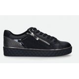 Marco Tozzi - Line - Vrijetijdsschoen - Zwart/Kombi - Materiaal met Contrasterende Details