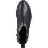 MARCO TOZZI - Enkellaarsjes - Zwart - Plat - Leren Aandeel