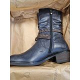 MARCO TOZZI - MT Soft Lining Dames Laarzen - NAVY COMB - Synthetisch