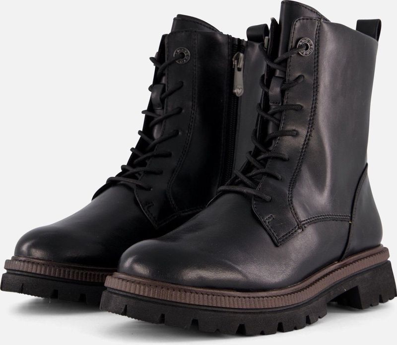 Marco Tozzi Veterschoenen Hoog Veterschoenen Hoog - zwart