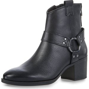 MARCO TOZZI Bottines - Zwart - Leder - Met Rits