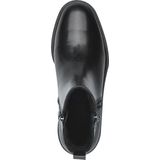 MARCO TOZZI Enkellaarzen - Zwart - Leer/Synthetisch - Ritssluiting