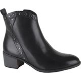 Marco Tozzi 2-25381001 dames enkellaarzen gekleed zwart