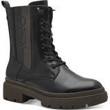 Marco Tozzi - 2-85207-43 - Dames Enkellaarsje - Zwart - Synthetisch