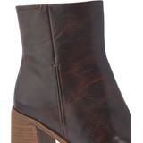 MARCO TOZZI - Bottines - Café - Materiaal Synthétique