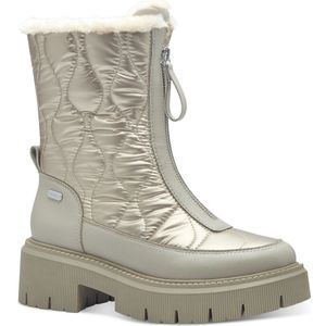 Marco Tozzi - Enkellaarsje - Zwart - Textiel/Synthetisch - F-breedte