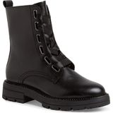 Marco Tozzi - Dames Enkellaarsje - Zwart - Synthetisch - Rits