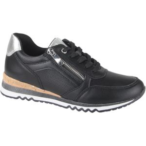 MARCO TOZZI - 2-23782-41 - Damessneakers - Zwart/kam - Comfortabele Zachte Zool