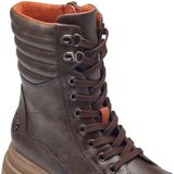 Marco Tozzi - Dames Enkellaarsje - Zwart - Textiel/Synthetisch - Blokhak