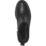 Marco Tozzi - Enkellaarsje - Zwart - Textiel/Synthetisch