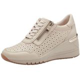 Marco Tozzi - 2-23501-44 - Sneakers - Beige - Leer en Textiel