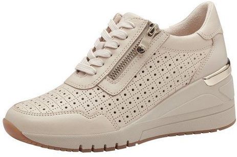 Marco Tozzi - 2-23501-44 - Sneakers - Beige - Leer en Textiel