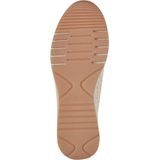 Marco Tozzi - Sneakers - Beige - Leer, Polyestervezel