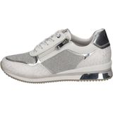Marco Tozzi - 2-23713-41 - Damessneakers - Wit/Zilver - Textiel