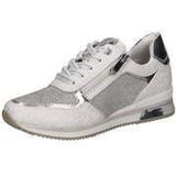 Marco Tozzi - 2-23713-41 - Damessneakers - Wit/Zilver - Textiel