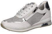 Marco Tozzi - 2-23713-41 - Damessneakers - Wit/Zilver - Textiel