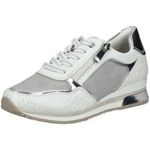 Marco Tozzi - 2-23713-41 - Damessneakers - Wit/Zilver - Textiel