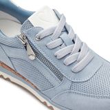 Sneakers - Effen - Imitatieleer - Gevoerd - Ritssluiting - Sleehak