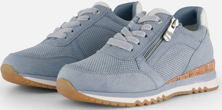 Sneakers - Effen - Imitatieleer - Gevoerd - Ritssluiting - Sleehak