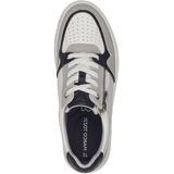 Marco Tozzi - Baskets - Wit Zwart - Leer - Comfort Technologie
