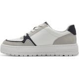 Marco Tozzi - Baskets - Wit Zwart - Leer - Comfort Technologie
