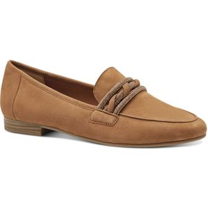 Marco Tozzi - Instappers - Zwart - Leer - F-breedte