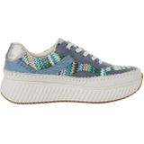 Sneakers - Laag - Zwart - Imitatieleer/Textiel - Flexibele Zool