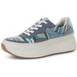 Sneakers - Laag - Zwart - Imitatieleer/Textiel - Flexibele Zool