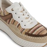 Marco Tozzi - Dames Sneaker - Blauw - Textiel/Kunststof - F-breedte