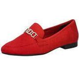 Marco Tozzi - Dames Instappers - 500 - F-breedte - Leer - Casual Elegantie